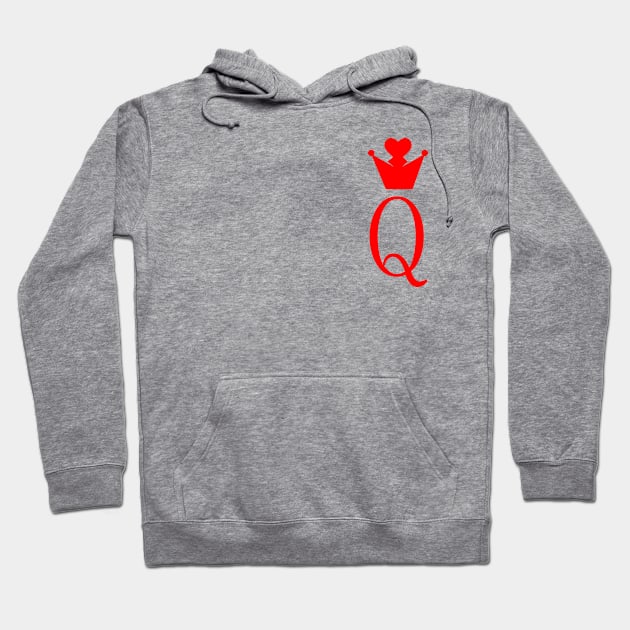 Heart's Queen Hoodie by Mitalie